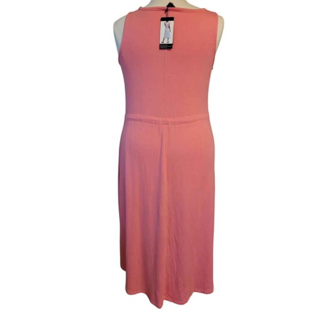 The Limited Womens Pink Sleeveless Drawstring‎ Waist Midi Dress XL LLD0062S - Picture 5 of 10